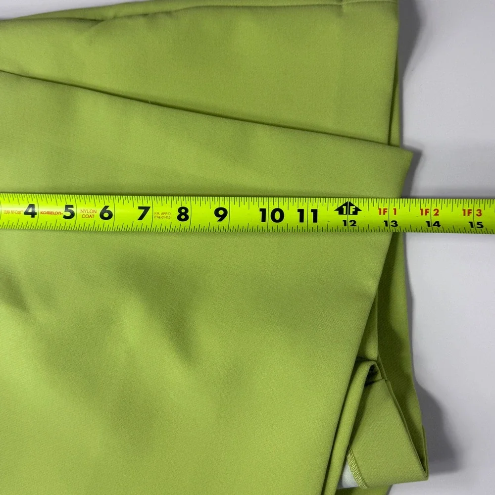 ZARA Skort Women Medium Green Mini Skirt Shorts Chic Minimalist Streetwear - Picture 7 of 9